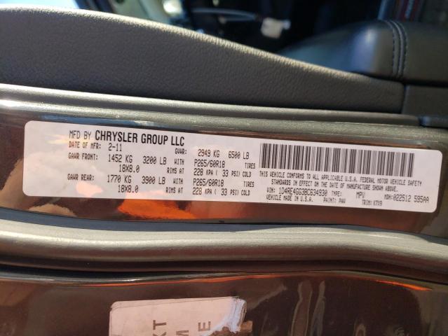 Photo 10 from auction – 2011 DODGE DURANGO CR with VIN 1D4RE4GG3BC634930