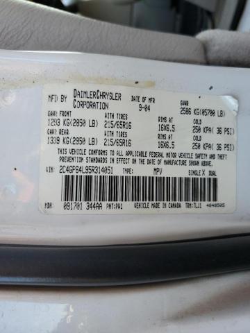 Photo 10 from auction – 2005 CHRYSLER TOWN & COU with VIN 2C4GP64L95R314051