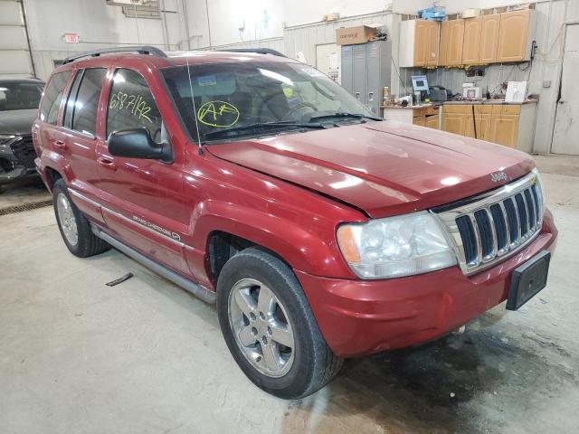 Photo 1 from auction – 2004 JEEP GRAND CHER with VIN 1J8GW68J34C351852