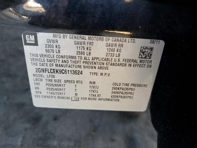 صورة رقم 10 من المزاد - 2012 CHEVROLET EQUINOX LS مع VIN 2GNFLCEK9C6113624