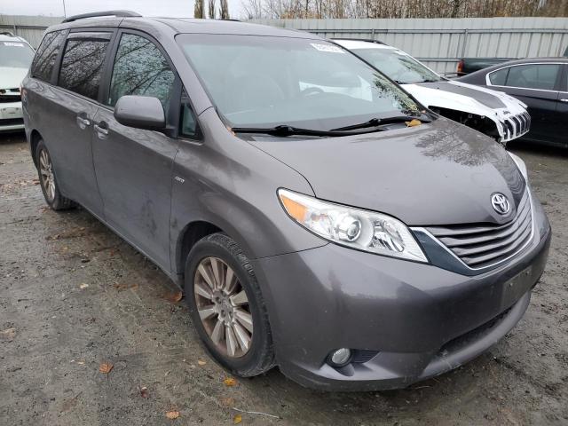TOYOTA SIENNA XLE 2017 with VIN 5TDDZ3DC2HS187523 - Photo from auction