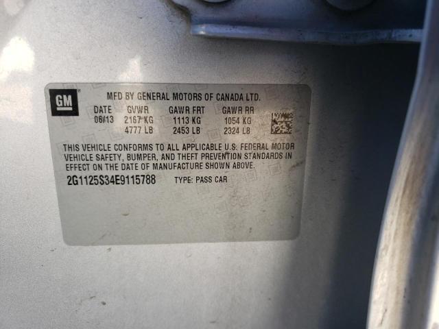 Photo 10 from auction – 2014 CHEVROLET IMPALA LT with VIN 2G1125S34E9115788