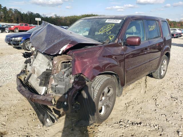 Photo 2 from auction – 2013 HONDA PILOT EXL with VIN 5FNYF4H56DB058226