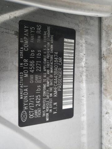Photo 10 from auction – 2011 HYUNDAI SONATA HYB with VIN KMHEC4A43BA018474