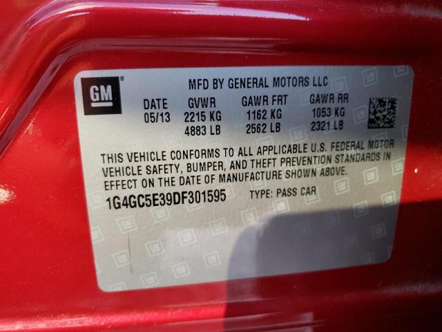 Photo 10 from auction – 2013 BUICK LACROSSE with VIN 1G4GC5E39DF301595
