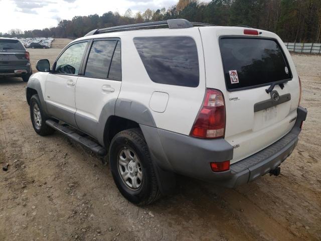 Photo 3 from auction – 2003 TOYOTA 4RUNNER SR with VIN JTEZT14R030004059