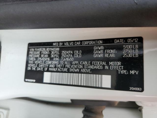 Photo 10 from auction – 2013 VOLVO XC70 3.2 with VIN YV4952BL8D1146588