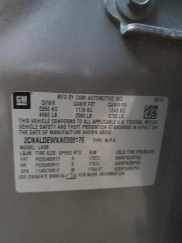Photo 10 from auction – 2010 CHEVROLET EQUINOX LT with VIN 2CNALDEWXA6388178