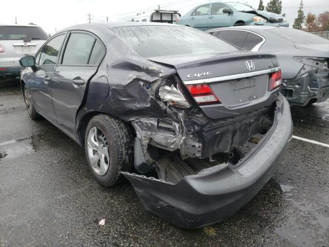 Photo 3 from auction – 2014 HONDA CIVIC LX with VIN 19XFB2F56EE019105
