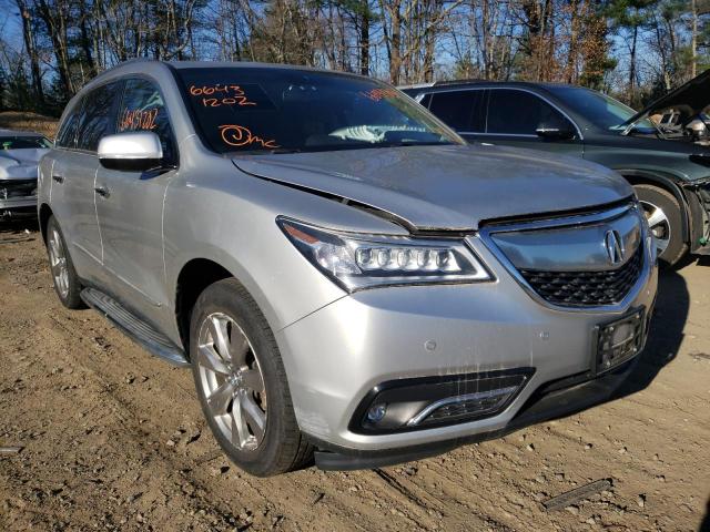 ACURA MDX ADVANC 2014 with VIN 5FRYD4H87EB012159 - Photo from auction