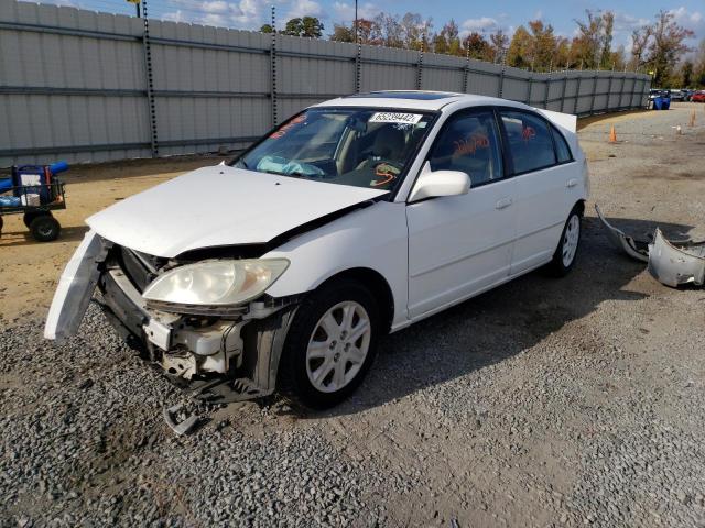 Photo 2 from auction – 2004 HONDA CIVIC EX with VIN 2HGES26704H566548