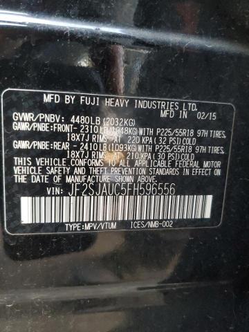 Photo 10 from auction – 2015 SUBARU FORESTER 2 with VIN JF2SJAUC5FH596556