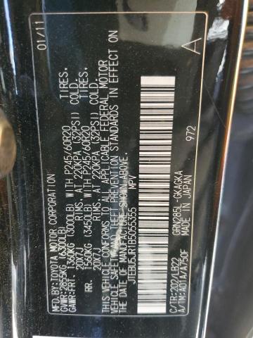 Foto 10 de la subasta – 2011 TOYOTA 4RUNNER SR con VIN JTEBU5JR1B5055355