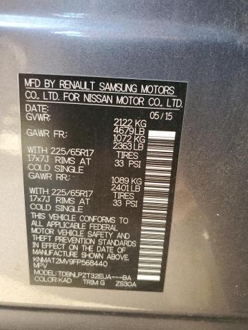 Photo 10 from auction – 2015 NISSAN ROGUE S with VIN KNMAT2MV9FP568440