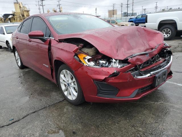FORD FUSION SE 2019 with VIN 3FA6P0LU6KR148764 - Photo from auction