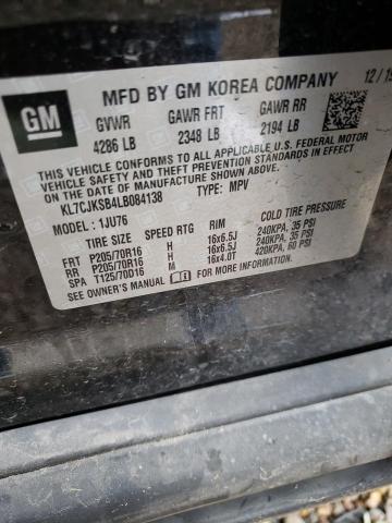 Photo 10 from auction – 2020 CHEVROLET TRAX LS with VIN KL7CJKSB4LB084138