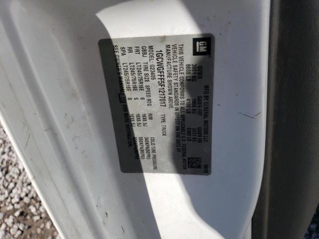 Photo 10 from auction – 2015 CHEVROLET EXPRESS G2 with VIN 1GCWGFFF5F1217017