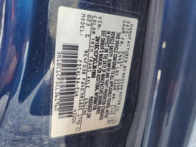 Photo 10 from auction – 2012 NISSAN VERSA S with VIN 3N1BC1CP3CL361960