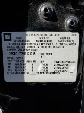 Photo 10 from auction – 2006 CHEVROLET SILVERADO with VIN 1GCEC19T86Z121718
