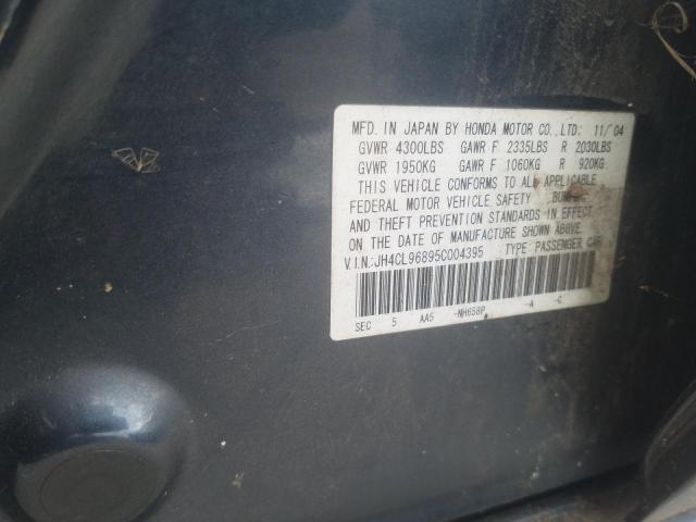 Photo 10 from auction – 2005 ACURA TSX with VIN JH4CL96895C004395