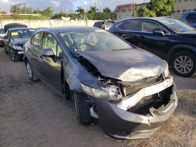 Photo 1 from auction – 2013 HONDA CIVIC LX with VIN 19XFB2F51DE078495