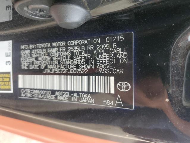 Photo 10 from auction – 2015 TOYOTA SCION TC with VIN JTKJF5C72FJ007522