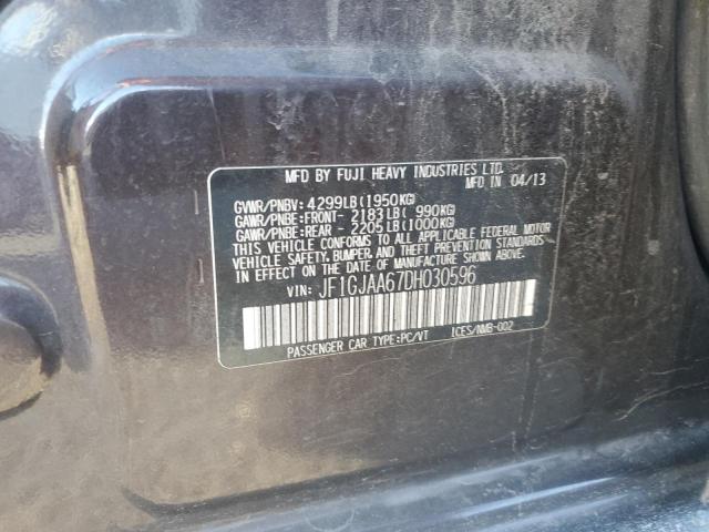 Photo 10 from auction – 2013 SUBARU IMPREZA with VIN JF1GJAA67DH030596