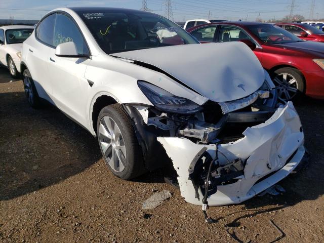 TESLA MODEL Y 2022 with VIN 7SAYGDEE1NF321910 - Photo from auction