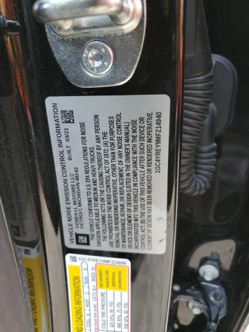 Photo 10 from auction – 2021 CHEVROLET SILVERADO with VIN 1GC4YREY9MF214940