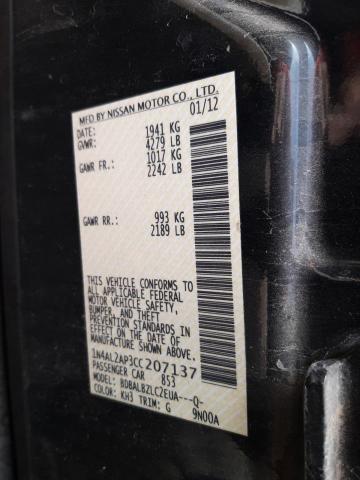 Photo 10 from auction – 2012 NISSAN ALTIMA BAS with VIN 1N4AL2AP3CC207137