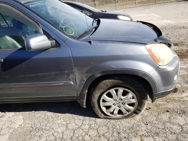 Photo 9 from auction – 2005 HONDA CR-V SE with VIN SHSRD78985U338772