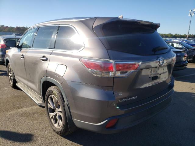 Photo 3 from auction – 2014 TOYOTA HIGHLANDER with VIN 5TDJKRFH1ES045999