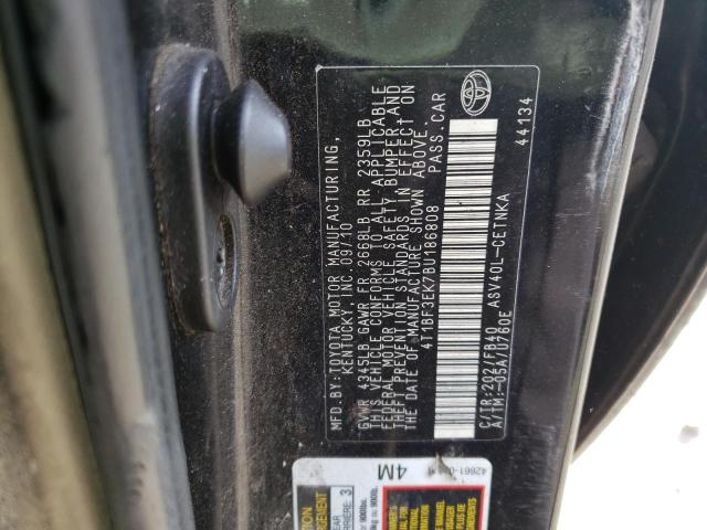 Photo 10 from auction – 2011 TOYOTA CAMRY BASE with VIN 4T1BF3EK7BU186808