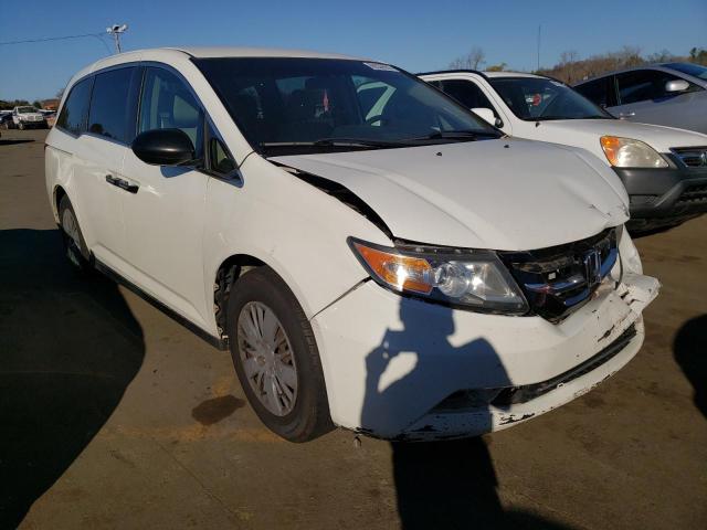 HONDA ODYSSEY LX 2014 with VIN 5FNRL5H24EB018348 - Photo from auction