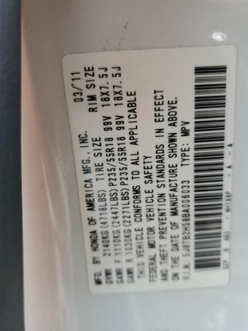 Photo 10 from auction – 2011 ACURA RDX TECHNO with VIN 5J8TB2H58BA006033