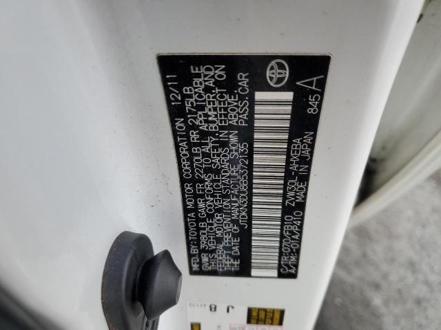 Photo 10 from auction – 2011 TOYOTA PRIUS with VIN JTDKN3DU8B5372135