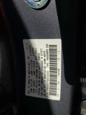Photo 10 from auction – 2014 HONDA ACCORD EX with VIN 1HGCR2F70EA105353