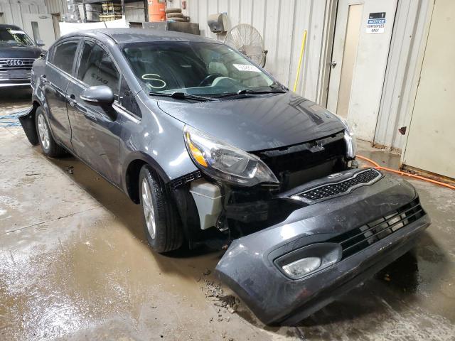 KIA RIO EX 2014 with VIN KNADN4A36E6417837 - Photo from auction