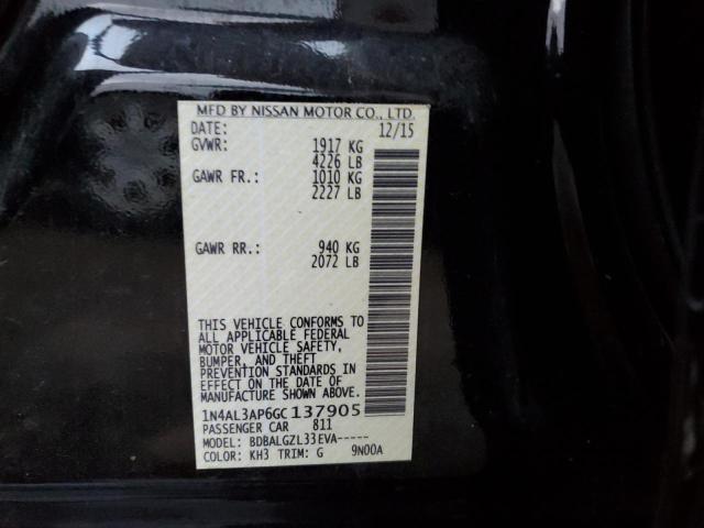Photo 10 from auction – 2016 NISSAN ALTIMA 2.5 with VIN 1N4AL3AP6GC137905