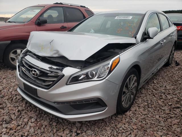 Photo 2 from auction – 2016 HYUNDAI SONATA SPO with VIN 5NPE34AF6GH430667