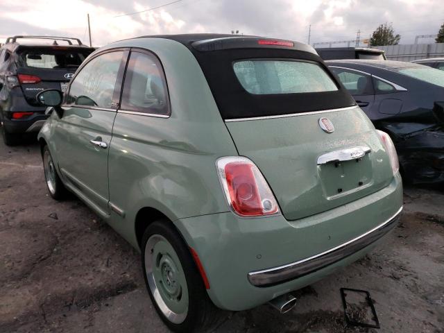 Photo 3 from auction – 2015 FIAT 500 LOUNGE with VIN 3C3CFFER3FT716638