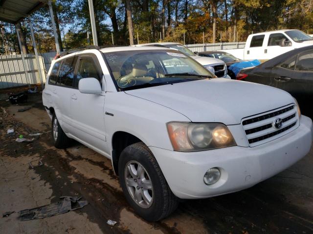 TOYOTA HIGHLANDER 2003 with VIN JTEHF21A930126250 - Photo from auction
