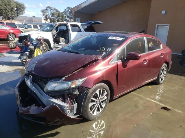Photo 2 from auction – 2015 HONDA CIVIC EX with VIN 2HGFB2F82FH530554