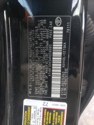 Photo 10 from auction – 2010 TOYOTA CAMRY BASE with VIN 4T4BF3EK5AR038080
