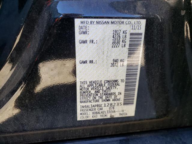 Photo 10 from auction – 2016 NISSAN ALTIMA 2.5 with VIN 1N4AL3AP8GC128235