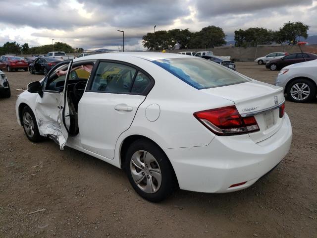 Photo 3 from auction – 2013 HONDA CIVIC LX with VIN 19XFB2F53DE064680