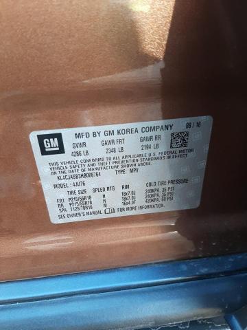 Photo 10 from auction – 2017 BUICK ENCORE PRE with VIN KL4CJASB3HB008764