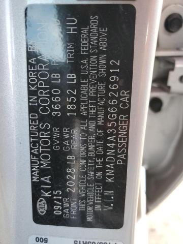 Photo 10 from auction – 2016 KIA RIO EX with VIN KNADN4A35G6626912