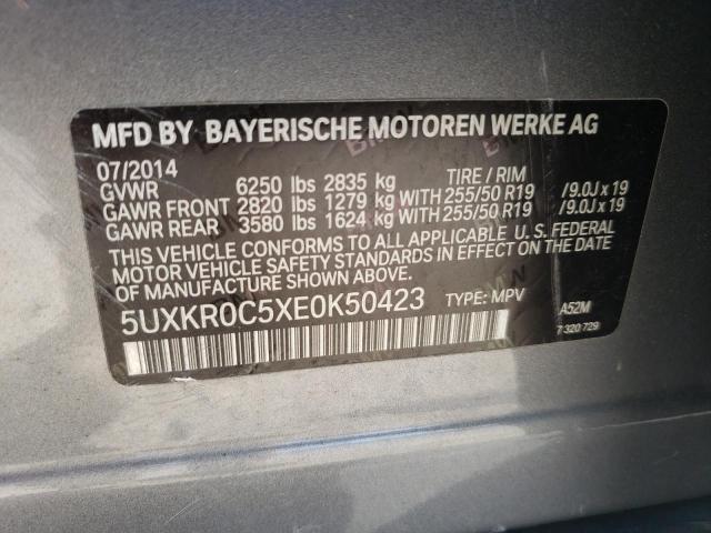 Photo 10 from auction – 2014 BMW X5 XDRIVE3 with VIN 5UXKR0C5XE0K50423