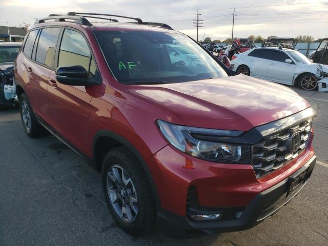 HONDA PASSPORT 2022 with VIN 5FNYF8H63NB007493 - Photo from auction